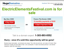 Tablet Screenshot of electricelementsfestival.com
